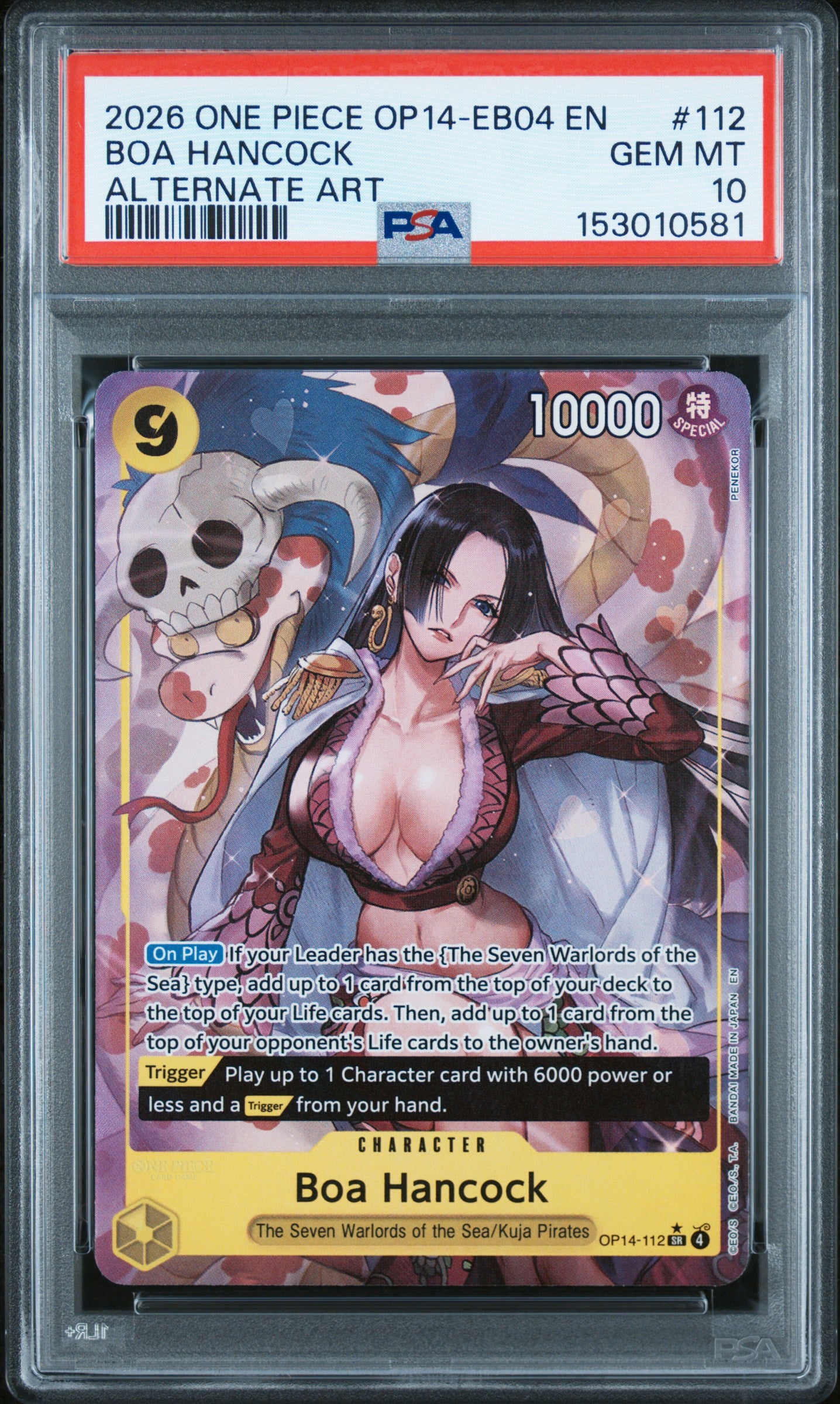 Boa Hancock AA (OP14) PSA 10