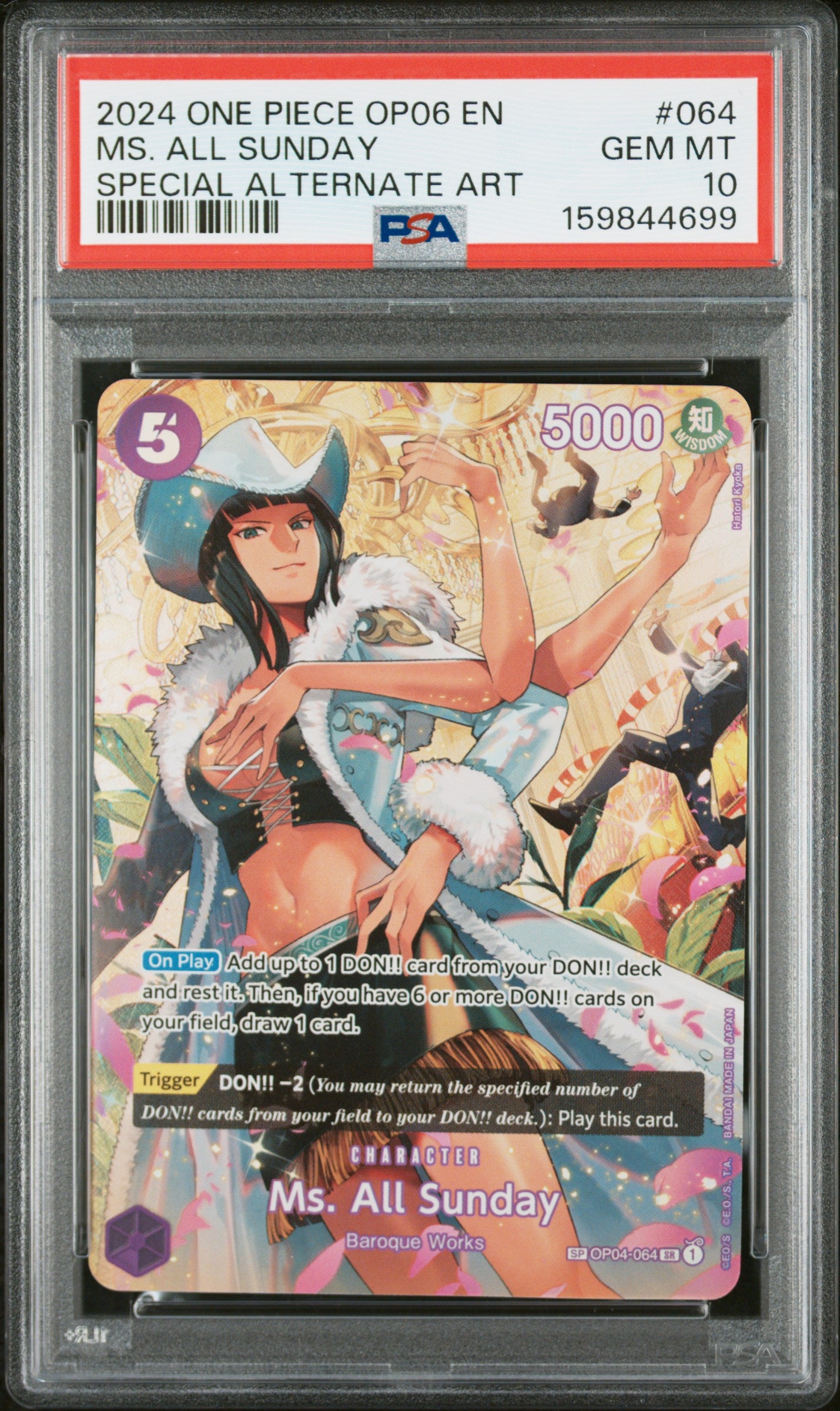 Ms. All Sunday SP (OP06) PSA 10