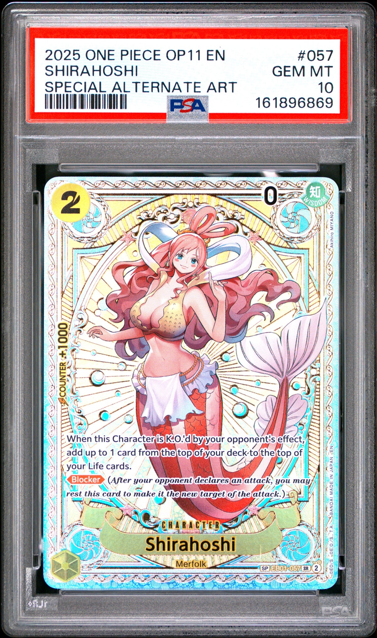 Shirahoshi SP (OP11) PSA 10