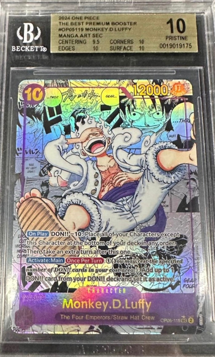 Monkey D. Luffy Manga (PRB01) BGS 10