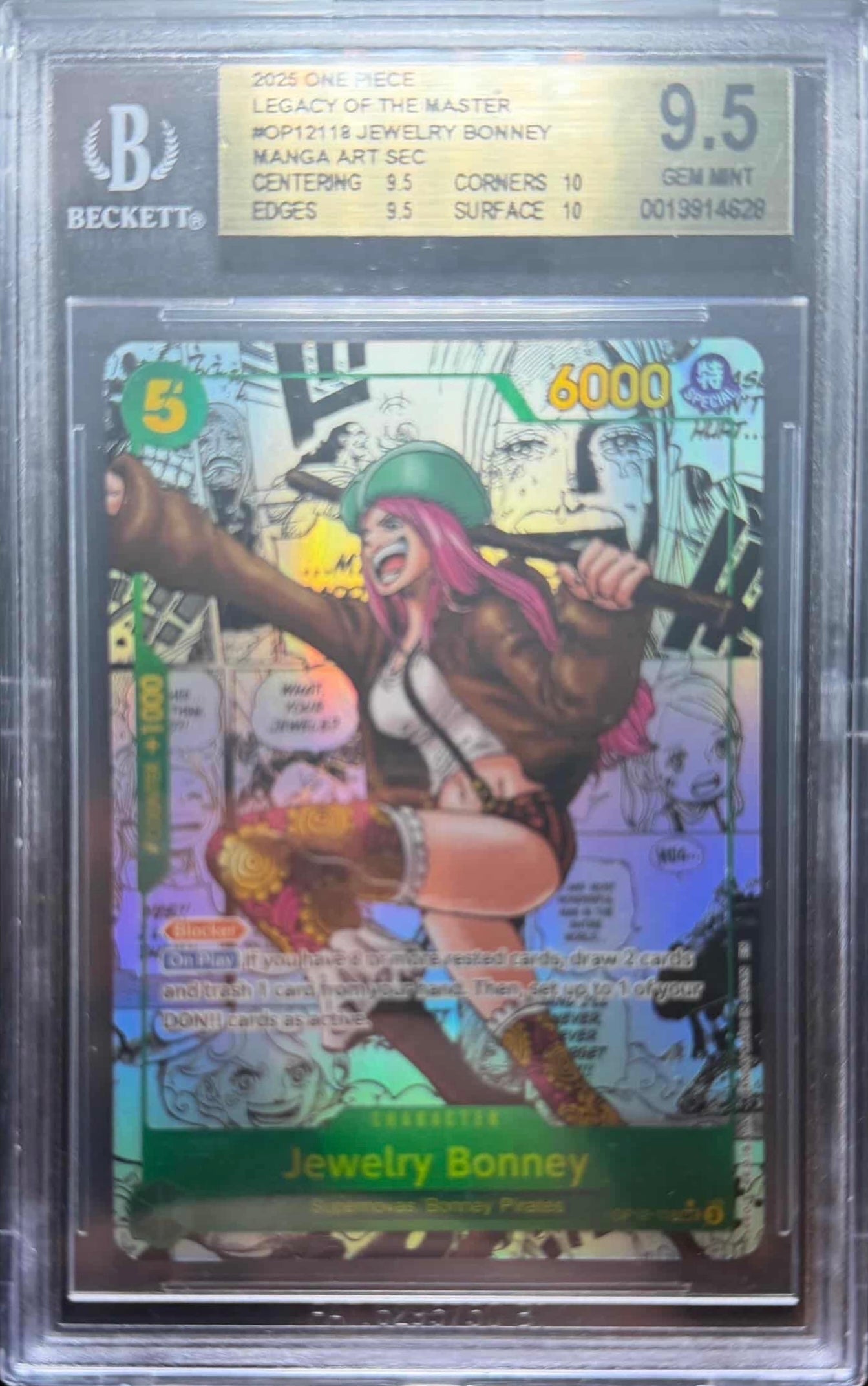 Jewelry Bonney Manga (OP12) BGS 9.5