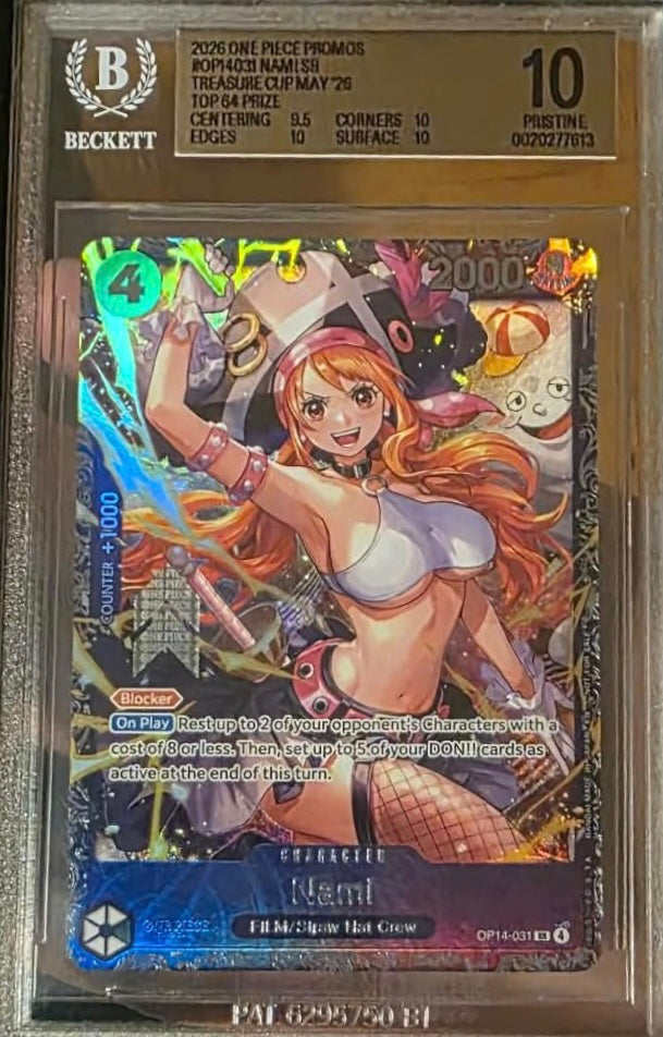 Nami 2026 Treasure Cup Top 64 BGS 10