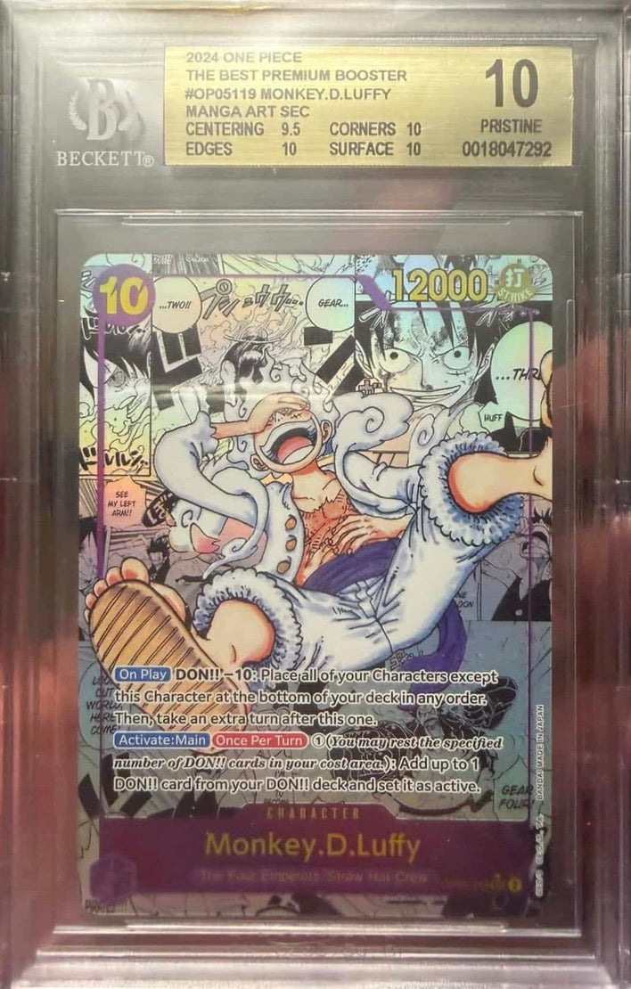 Monkey D. Luffy Manga (PRB01) BGS 10