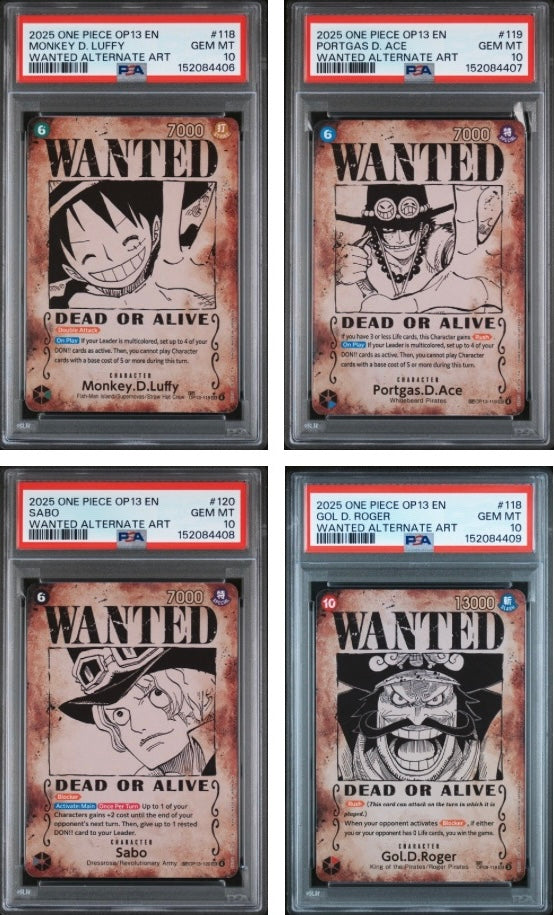 Sequential Wanted Posters (OP13) PSA 10