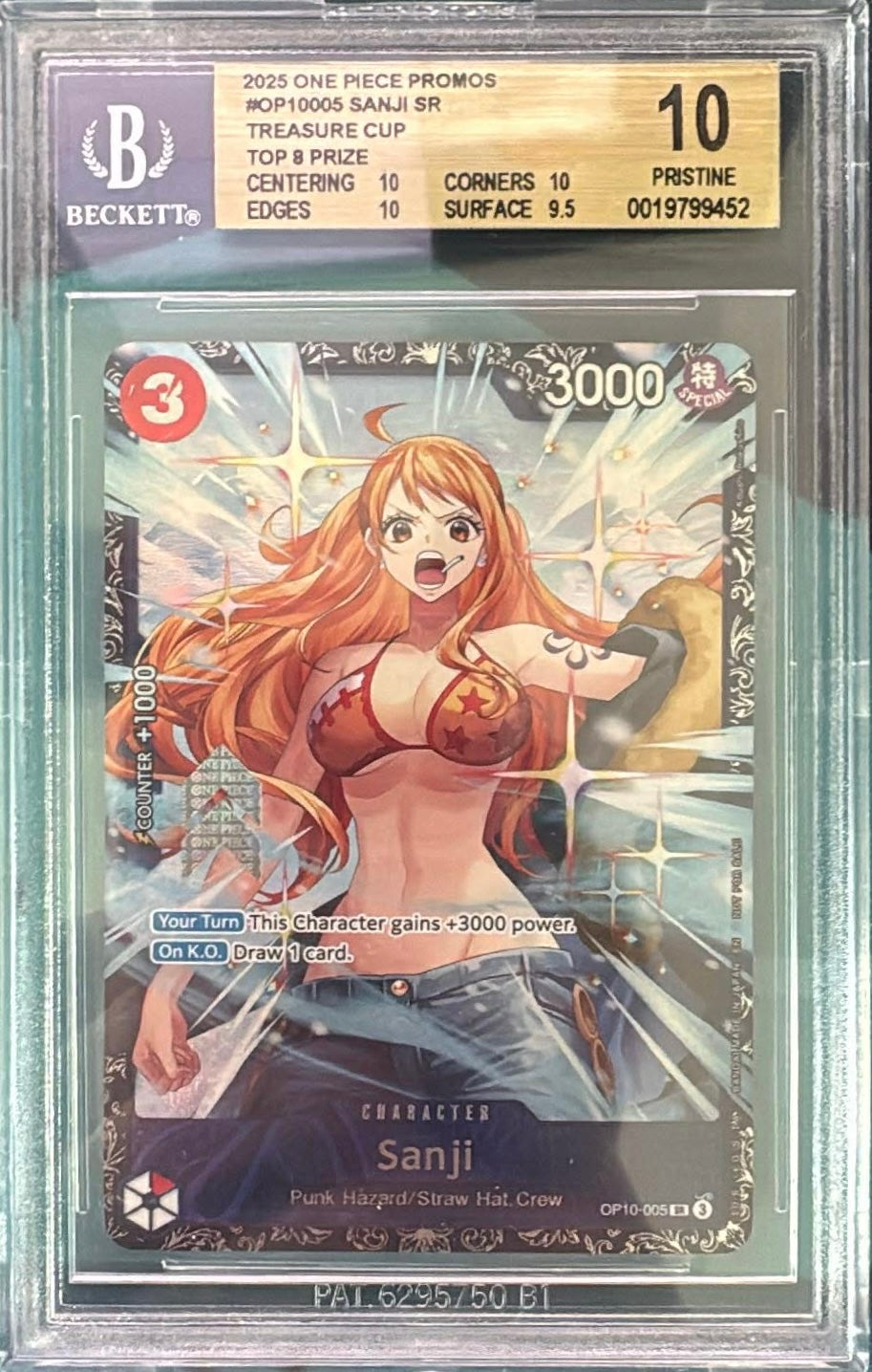 Sanji 2025 Treasure Cup Top 8 BGS 10