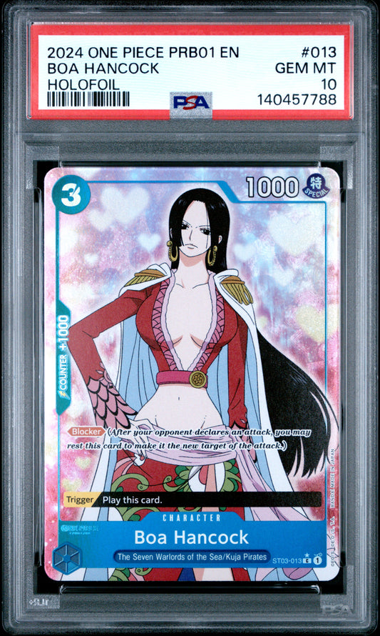 Boa Hancock Holofoil (PRB01) PSA 10