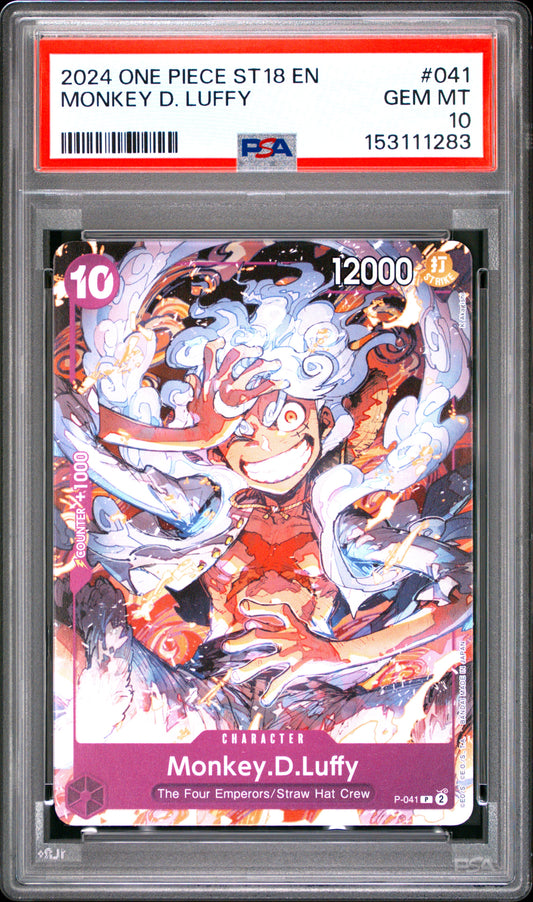 Monkey D. Luffy Start Deck (ST18) PSA 10