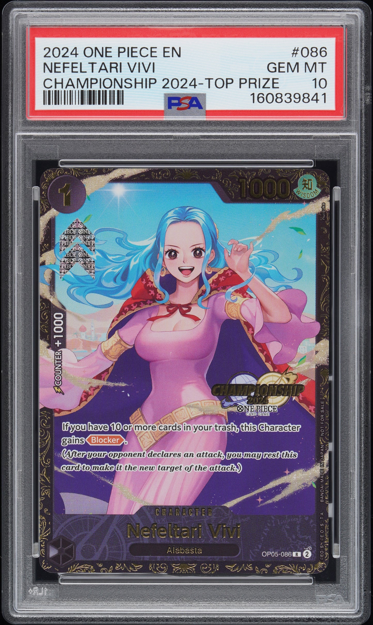 Nefeltari Vivi 2024 Championship Top 16 PSA 10