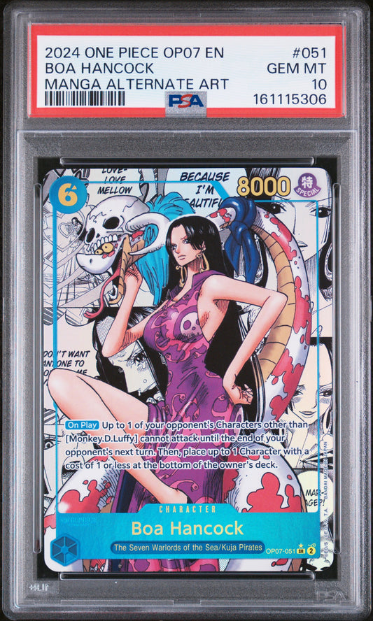 Boa Hancock Manga (OP07) PSA 10