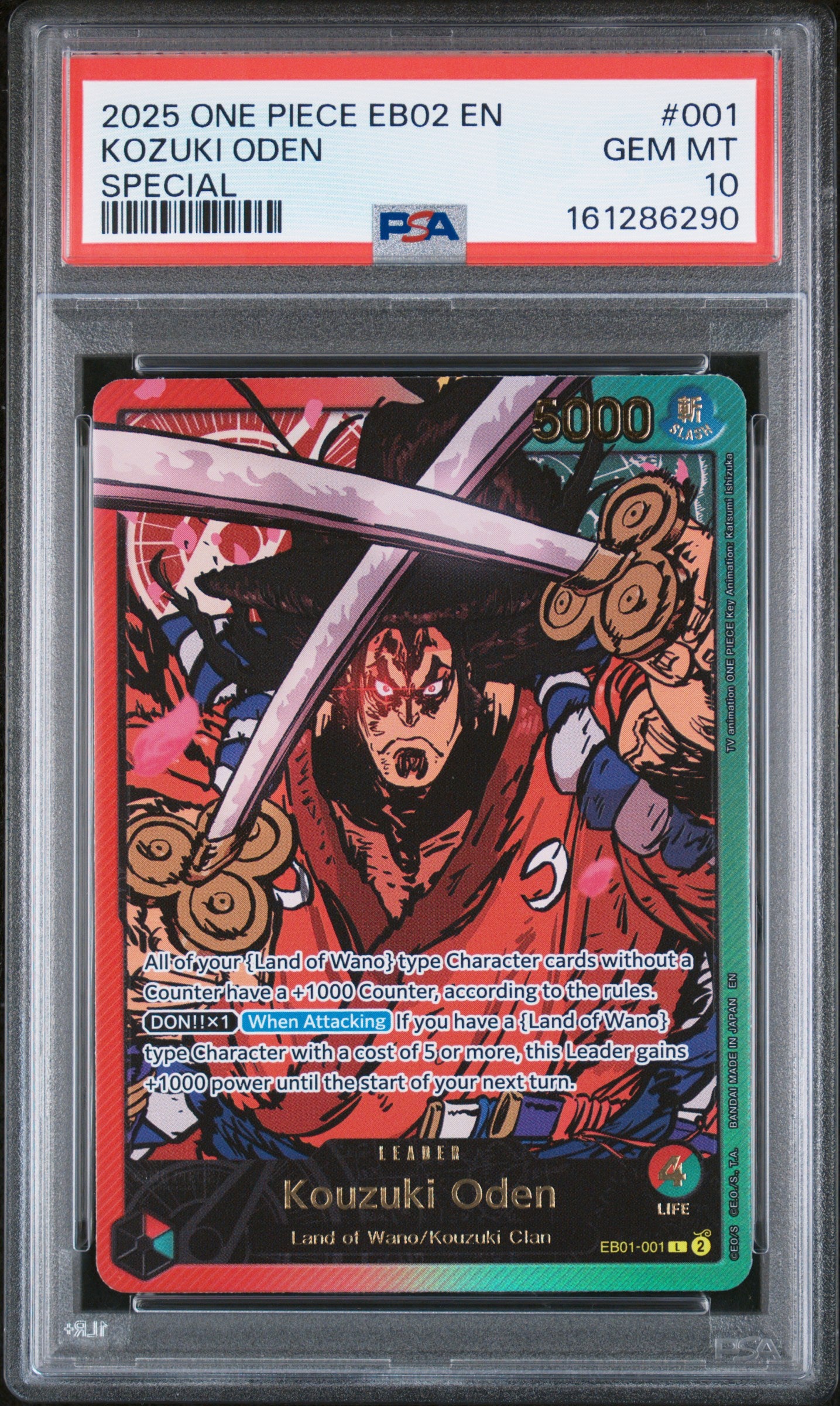 Kouzuki Oden Gold Leader (EB02) PSA 10
