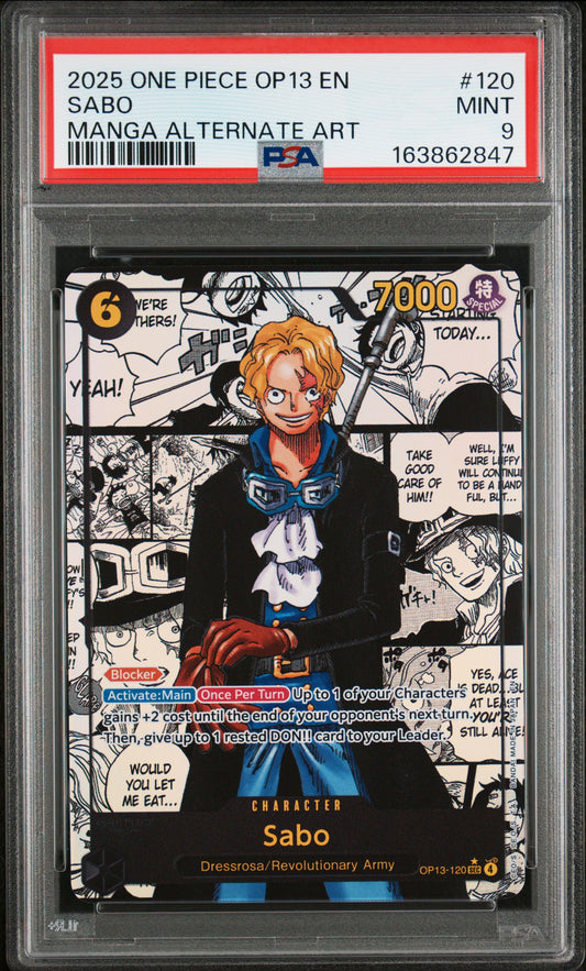 Sabo Manga (OP13) PSA 9