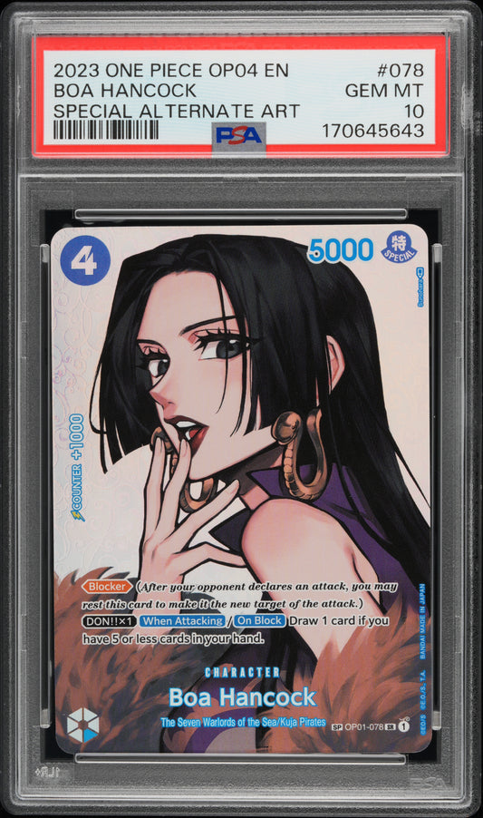 Boa Hancock SP (OP04) PSA 10