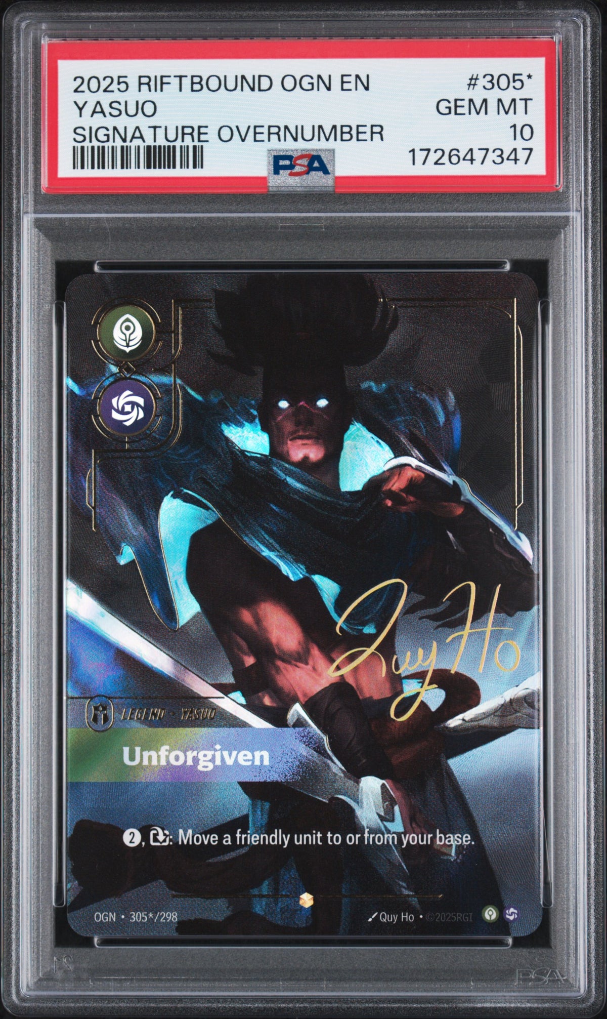 Yasuo Signature Origins PSA 10