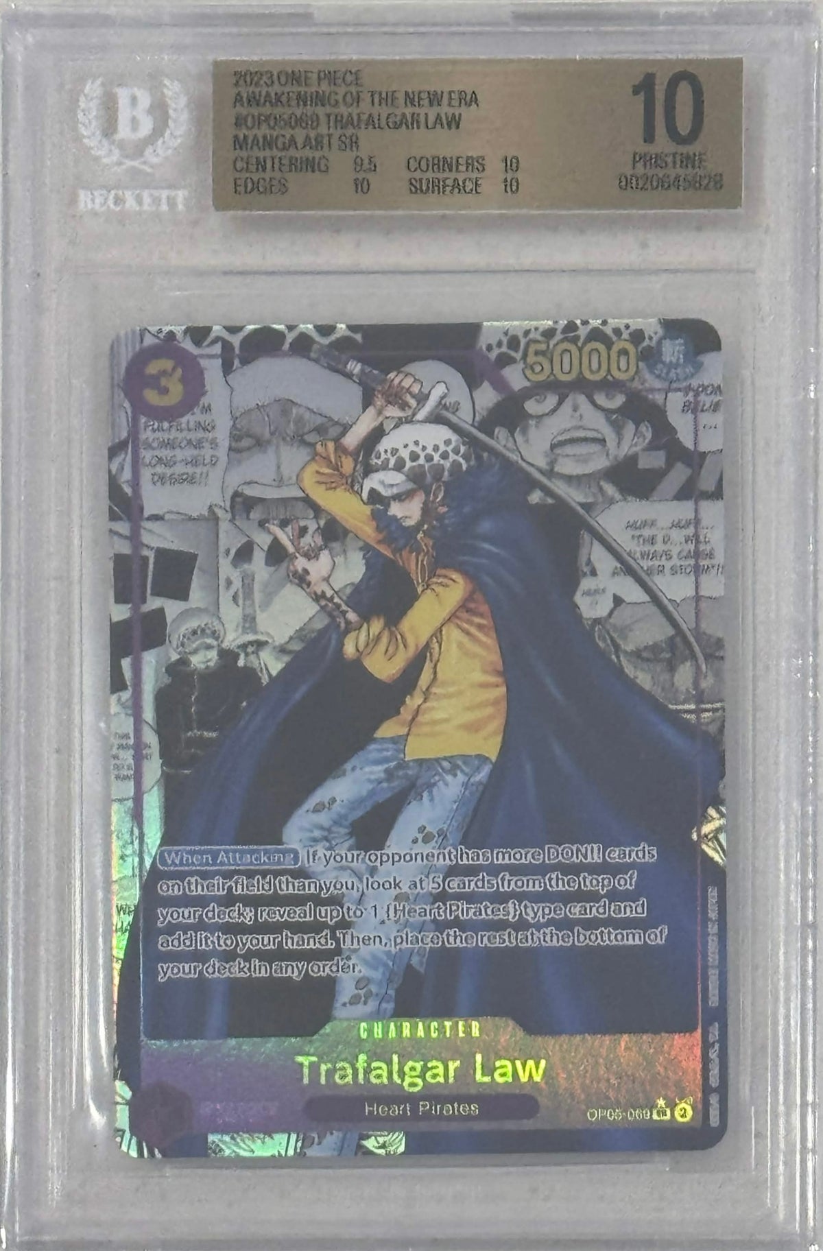 Trafalgar Law Manga (OP05) BGS 10