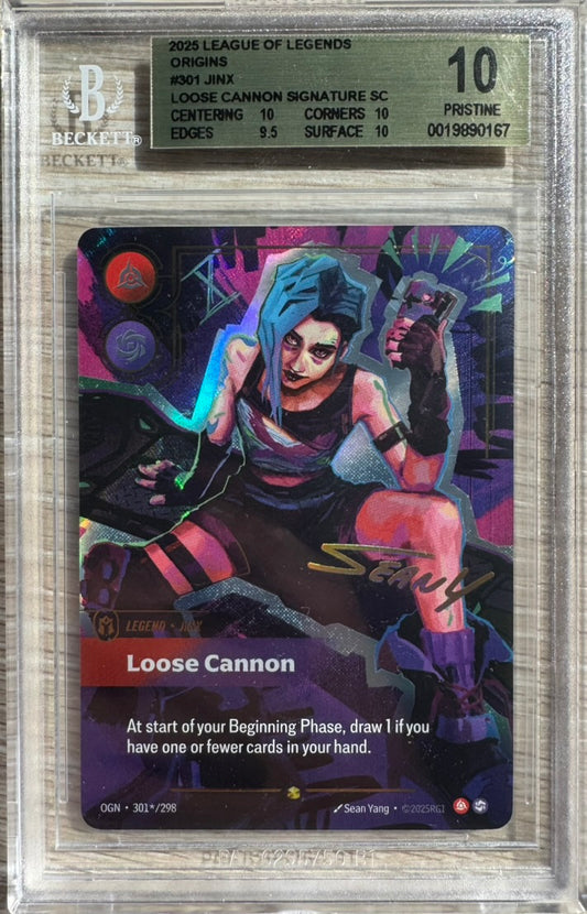 Jinx Signature Origins BGS 10