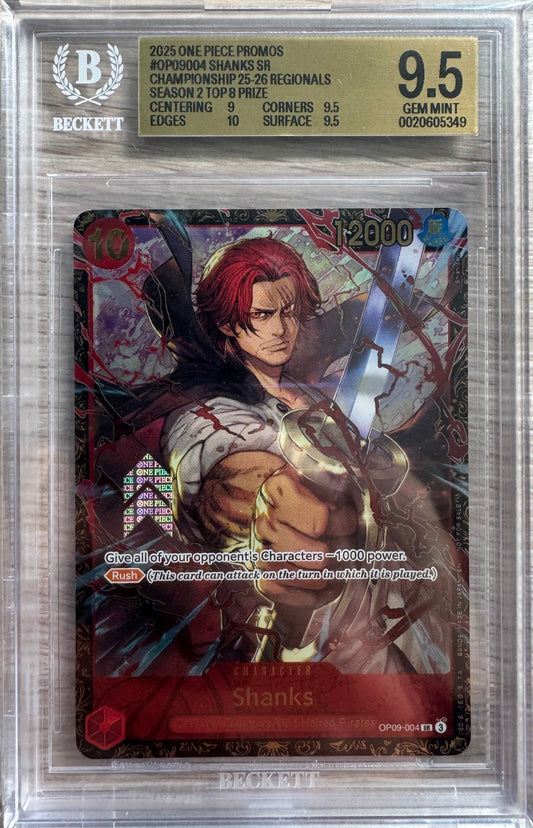 Shanks 2025-2026 Championship Top 8 BGS 9.5