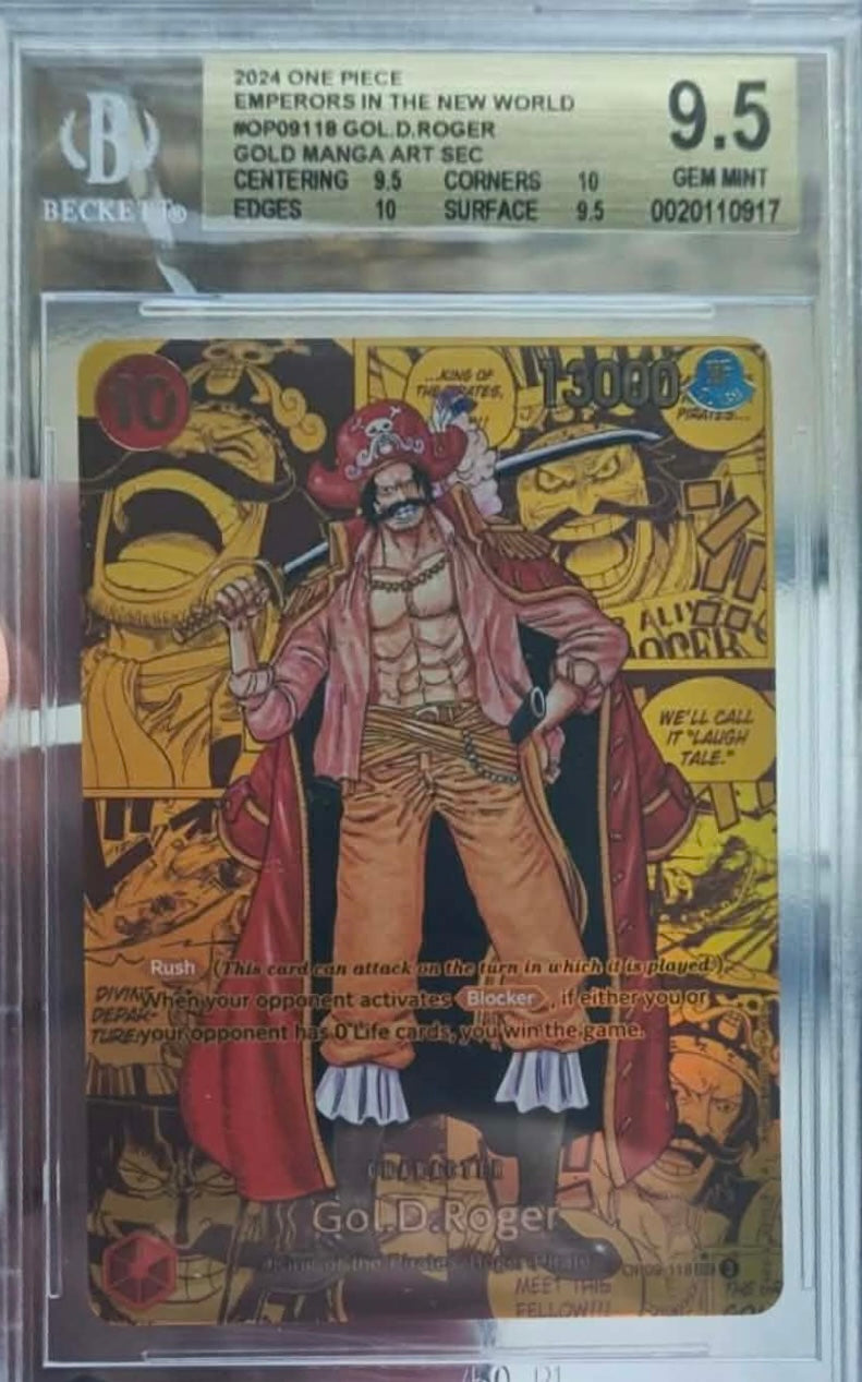 Gol D. Roger Gold Manga (OP09) BGS 9.5