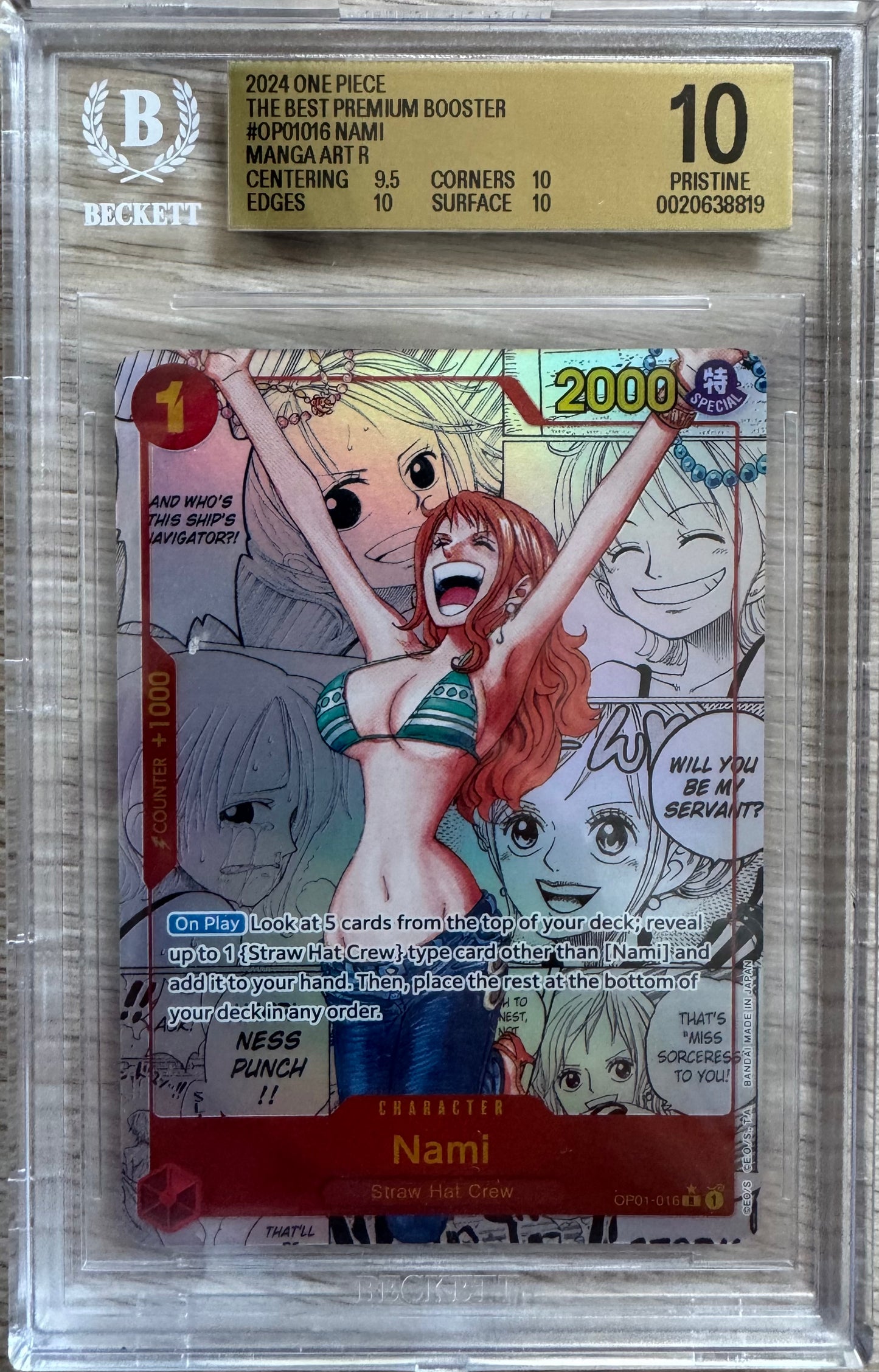 Nami Manga (PRB01) BGS 10