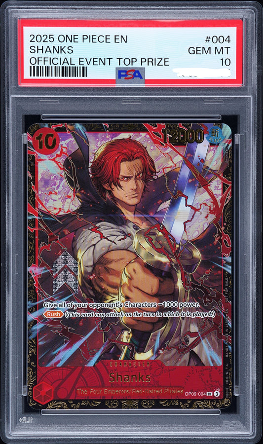 Shanks 2025-2026 Championship Top 8 PSA 10