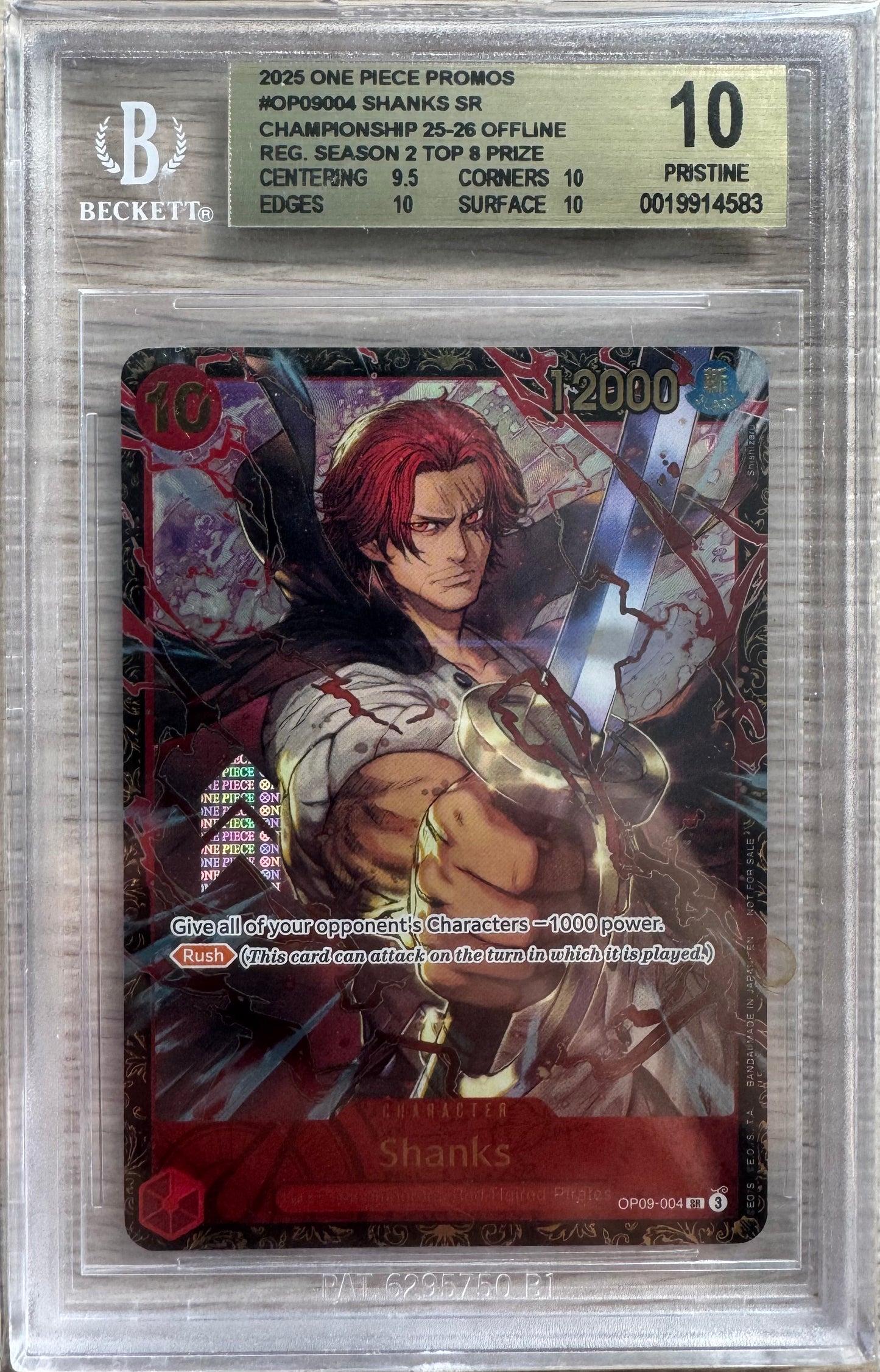 Shanks 2025-2026 Championship Top 8 BGS 10