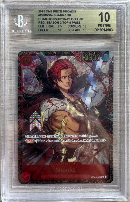 Shanks 2025-2026 Championship Top 8 BGS 10