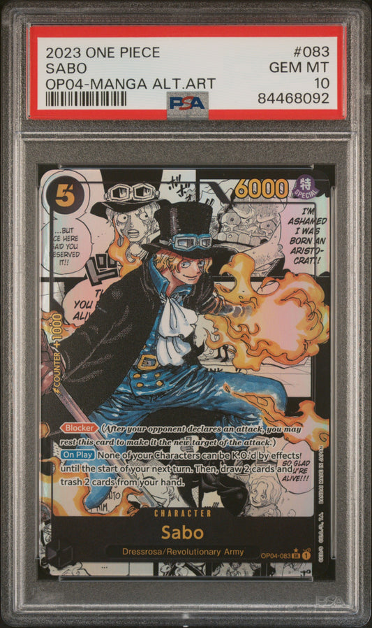 Sabo Manga (OP04) PSA 10