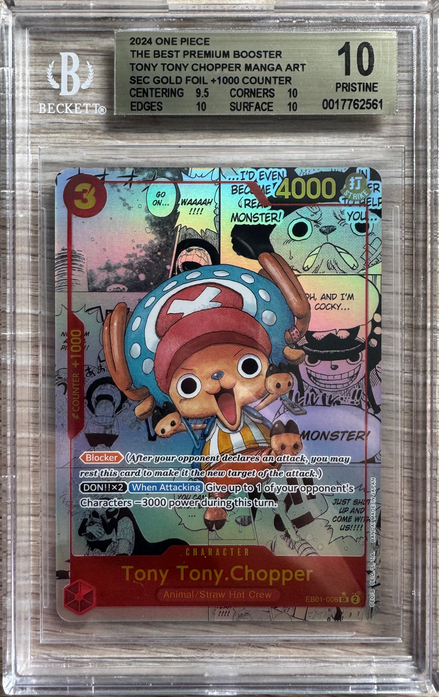 Tony Tony Chopper Manga (PRB01) BGS 10