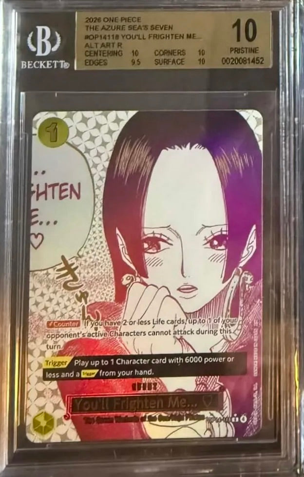 You’ll Frighten Me… Event Manga (OP14) BGS 10
