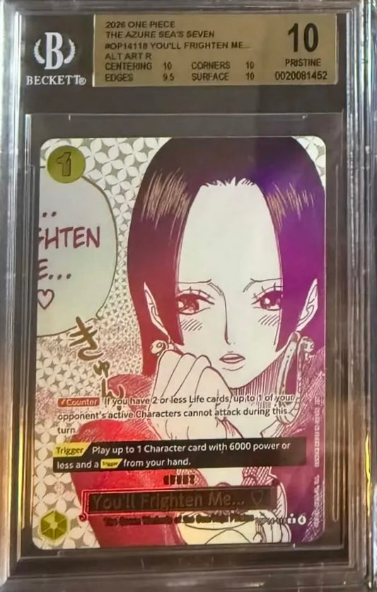 You’ll Frighten Me… Event Manga (OP14) BGS 10