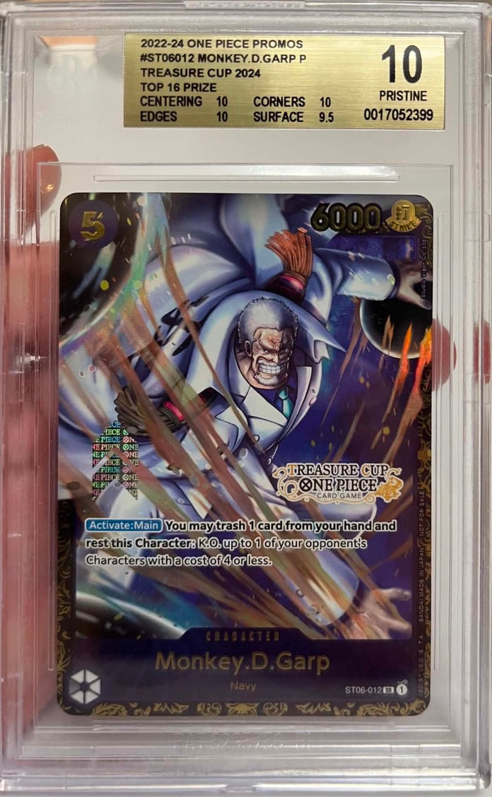 Monkey D. Garp 2022-2024 Treasure Cup Top 64 BGS 10