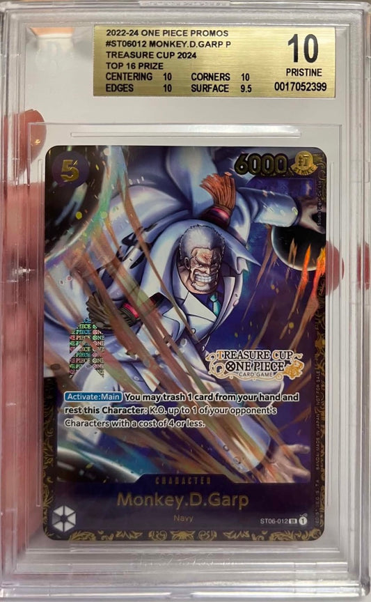 Monkey D. Garp 2022-2024 Treasure Cup Top 64 BGS 10