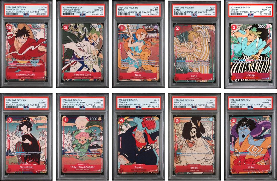 English 1st Anniversary Set PSA 10