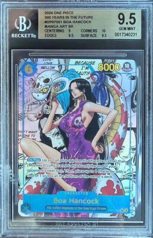 Boa Hancock Manga (OP07) BGS 9.5