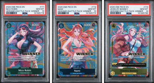 Sequential Heroines Battle Pack Winner PSA 10
