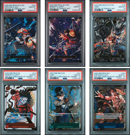 Sequential SP & 3rd Anniversary Winner Set (OP13) PSA 10