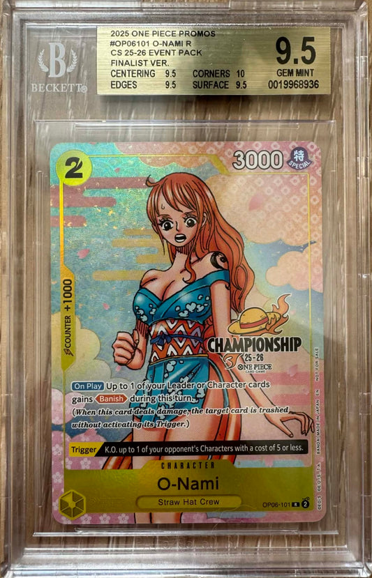 Nami 25-26 Championship Finalist BGS 9.5