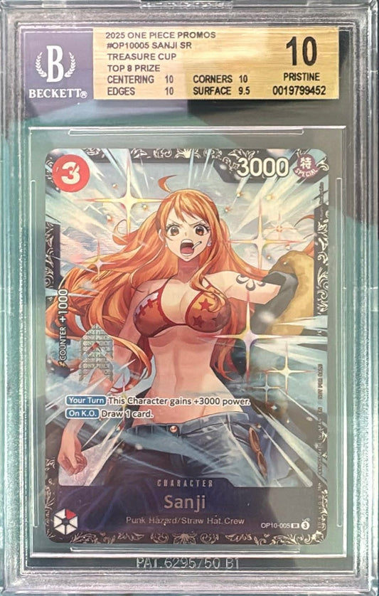 Sanji 2025 Treasure Cup Top 8 BGS 10